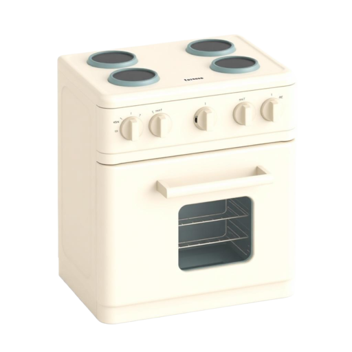 Isometric illustration of an oven range